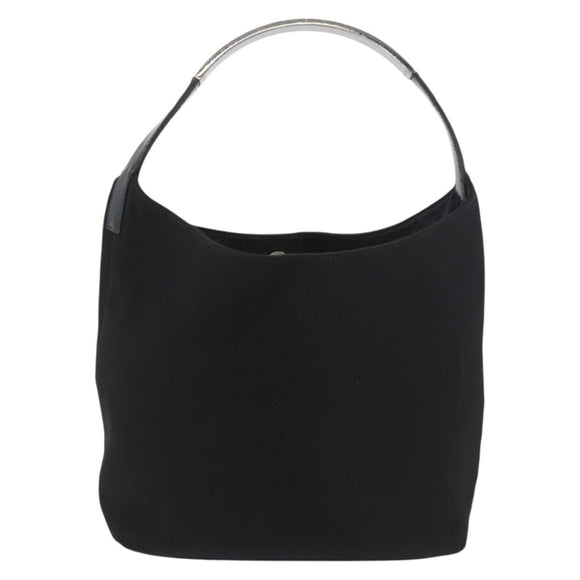 GUCCI Schoudertas Canvas Zwart Zilver 001 3298 Auth 181270