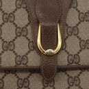 GUCCI GG Supreme Shoulder Bag PVC Beige Gold 904 02 050 Auth 181272-14