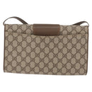 GUCCI GG Supreme Shoulder Bag PVC Beige Gold 904 02 050 Auth 181272-3