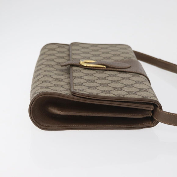 GUCCI GG Supreme Shoulder Bag PVC Beige Gold 904 02 050 Auth 181272