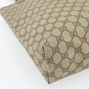 GUCCI GG Supreme Web Sherry Line Tote Bag PVC Beige Red 39 02 003 Auth 181273A-16
