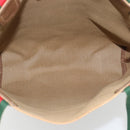 GUCCI GG Supreme Web Sherry Line Tote Bag PVC Beige Red 39 02 003 Auth 181273A-10