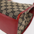GUCCI GG Canvas Jackie Shoulder Bag Beige Gold 002 1067 2123 Auth 181276-12