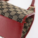 GUCCI GG Canvas Jackie Shoulder Bag Beige Gold 002 1067 2123 Auth 181276-14