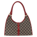 GUCCI GG Canvas Jackie Shoulder Bag Beige Gold 002 1067 2123 Auth 181276-3