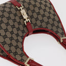 GUCCI GG Canvas Jackie Shoulder Bag Beige Gold 002 1067 2123 Auth 181276-6