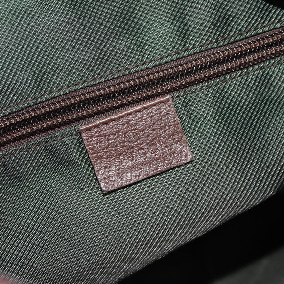 GUCCI GG Canvas Umhängetasche Beige Silber 132907 Auth 181277