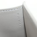 CELINE Triomphe Wallet Leather Beige Gold Auth 181278M-24