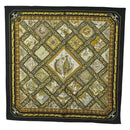 HERMES Carre 90 Scarf Silk ”MARE NOSTRUM” Black Auth 181284V-1