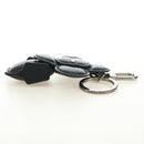 LOUIS VUITTON Monogram Eclipse Porte Cles de Vivienne Charm MP1998 Auth 181294M-11