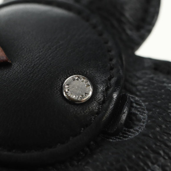 LOUIS VUITTON Monogram Eclipse Porte Cles de Vivienne Charm MP1998 Auth 181294M
