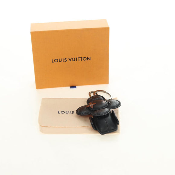 LOUIS VUITTON Monogram Eclipse Porte Cles de Vivienne Charm MP1998 Auth 181294M