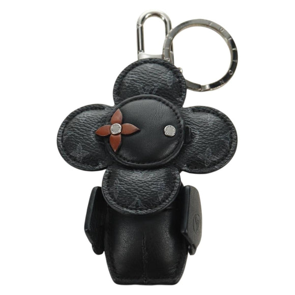 LOUIS VUITTON Monogram Eclipse Porte Cles de Vivienne Charm MP1998 Auth 181294M