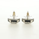 CHANEL COCO Mark Pierce metal Clear CC Auth 181297M-4
