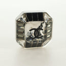 CHANEL COCO Mark Pierce metal Clear CC Auth 181297M-5