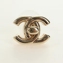 CHANEL COCO Mark Pierce metal Gold Tone CC Auth 181298M-11