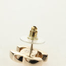 CHANEL COCO Mark Pierce metal Gold Tone CC Auth 181298M-12