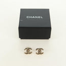 CHANEL COCO Mark Pierce metal Gold Tone CC Auth 181298M-17
