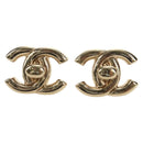 CHANEL COCO Mark Pierce metal Gold Tone CC Auth 181298M-2