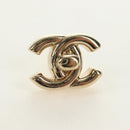 CHANEL COCO Mark Pierce metal Gold Tone CC Auth 181298M-6