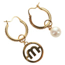 Miu Miu Pierce Metall Goldfarben Authentisch 181299M-1