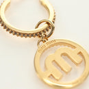 Miu Miu Pierce Metall Goldfarben Authentisch 181299M-7