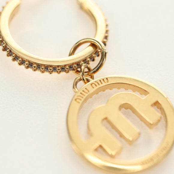 Miu Miu Pierce Metall Goldfarben Authentisch 181299M