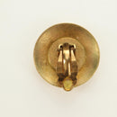 CHANEL COCO Mark Earring metal Gold Tone CC Auth 181300V-10