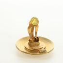 CHANEL COCO Mark Earring metal Gold Tone CC Auth 181300V-12