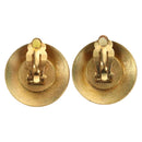 CHANEL COCO Mark Earring metal Gold Tone CC Auth 181300V-3