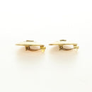 CHANEL COCO Mark Earring metal Gold Tone CC Auth 181300V-5