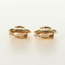 CHANEL COCO Mark Ohrring Metall Goldfarben CC Auth 181301V-4