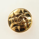 CHANEL COCO Mark Ohrring Metall Goldfarben CC Auth 181301V-6