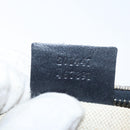GUCCI GG Supreme Shoulder Bag PVC Navy Silver 201447 Auth 181305-12