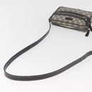 GUCCI GG Supreme Shoulder Bag PVC Navy Silver 201447 Auth 181305-7