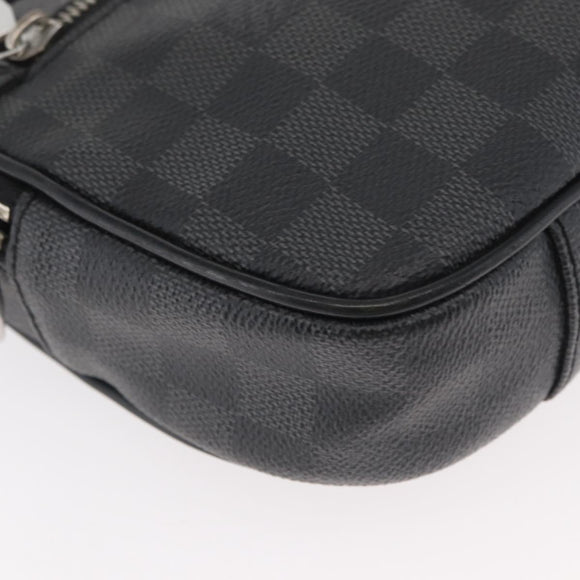 LOUIS VUITTON Damier Graphite Ambreil Shoulder Bag N41289 LV Auth 181307