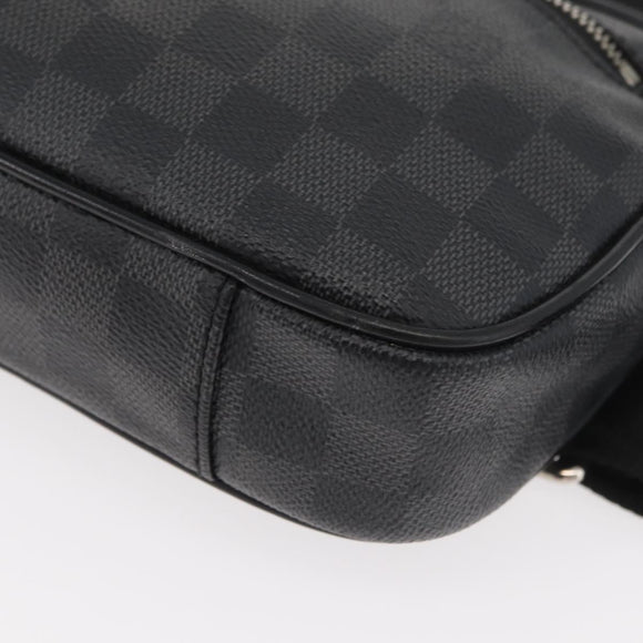 LOUIS VUITTON Damier Graphite Ambreil Shoulder Bag N41289 LV Auth 181307