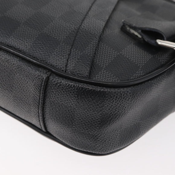 LOUIS VUITTON Damier Graphite Ambreil Shoulder Bag N41289 LV Auth 181307