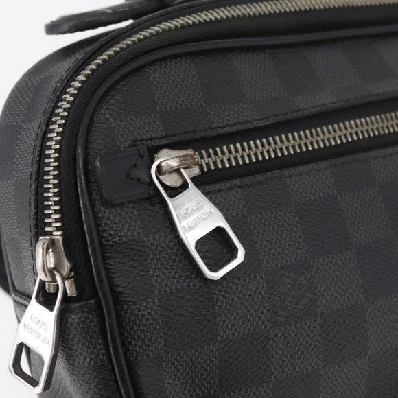 LOUIS VUITTON Damier Graphite Ambreil Shoulder Bag N41289 LV Auth 181307