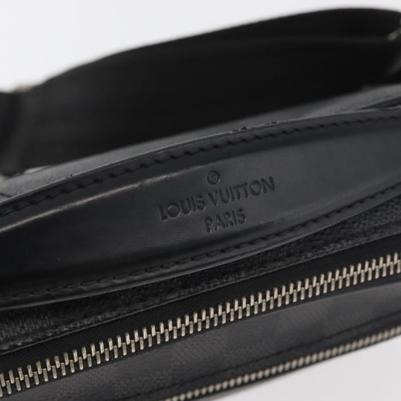 LOUIS VUITTON Damier Graphite Ambreil Shoulder Bag N41289 LV Auth 181307