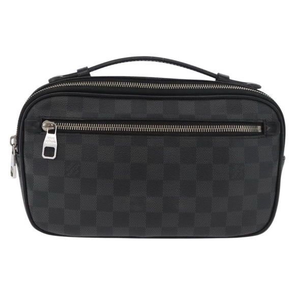 LOUIS VUITTON Damier Graphite Ambreil Shoulder Bag N41289 LV Auth 181307