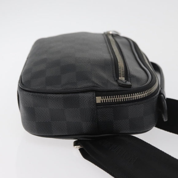 LOUIS VUITTON Damier Graphite Ambreil Shoulder Bag N41289 LV Auth 181307