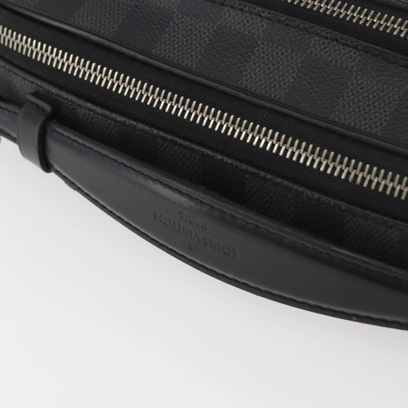 LOUIS VUITTON Damier Graphite Ambreil Shoulder Bag N41289 LV Auth 181307