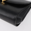 GUCCI Shoulder Bag Leather Black Gold 004 056 0219 Auth 181308-11