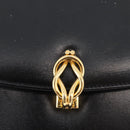GUCCI Shoulder Bag Leather Black Gold 004 056 0219 Auth 181308-14