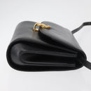 GUCCI Shoulder Bag Leather Black Gold 004 056 0219 Auth 181308-4