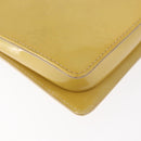 LOUIS VUITTON Monogram Vernis Motto Accessory Pouch Beige M91136 LV Auth 181309-17