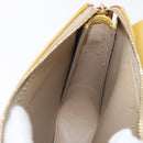 LOUIS VUITTON Monogram Vernis Motto Accessory Pouch Beige M91136 LV Auth 181309-19
