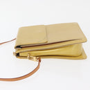 LOUIS VUITTON Monogram Vernis Motto Accessory Pouch Beige M91136 LV Auth 181309-4