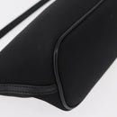 GUCCI Accessoire Pouch Nylon Zwart Goud 0391103 Auth 181313A-10